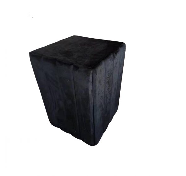 black velvet plinth