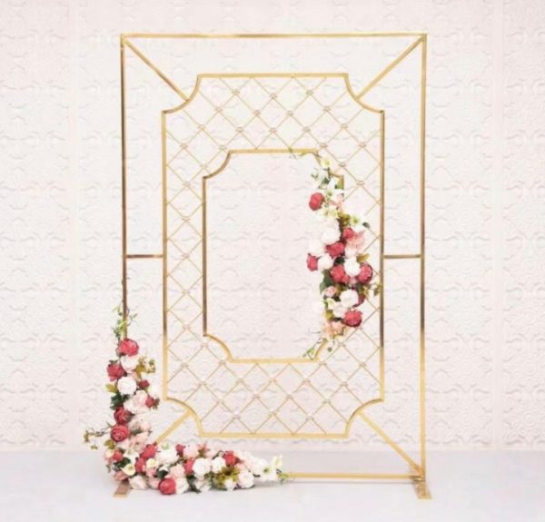 Luxe gold romance backdrop